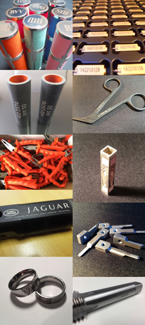Laser marked substrates Sheffield UK Neolase